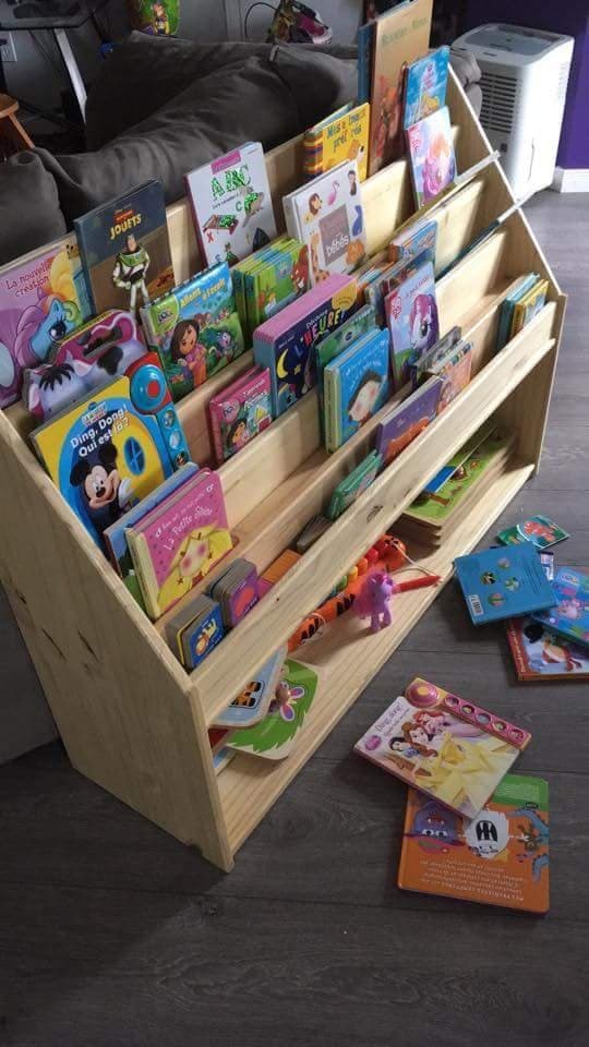 Bibliothèque enfant, Étagère de rangement pour livres